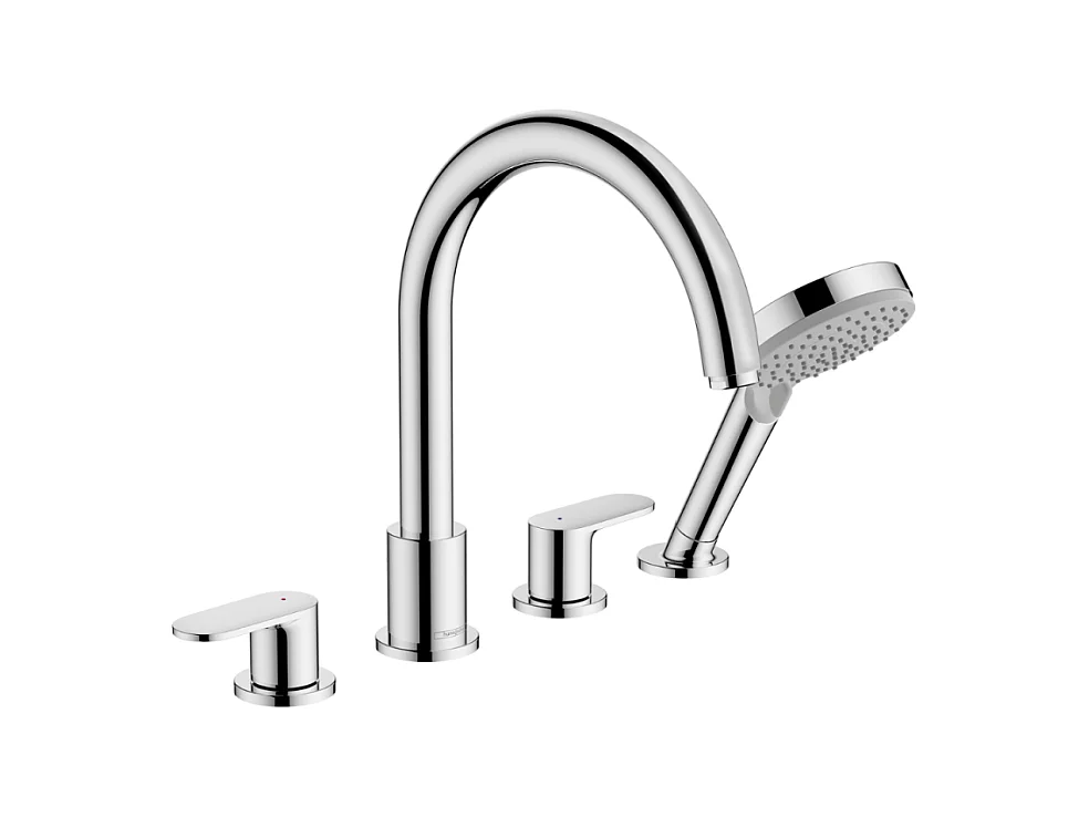 Mélangeur bain douche 4 trous HANSGROHE Vernis Blend chromé