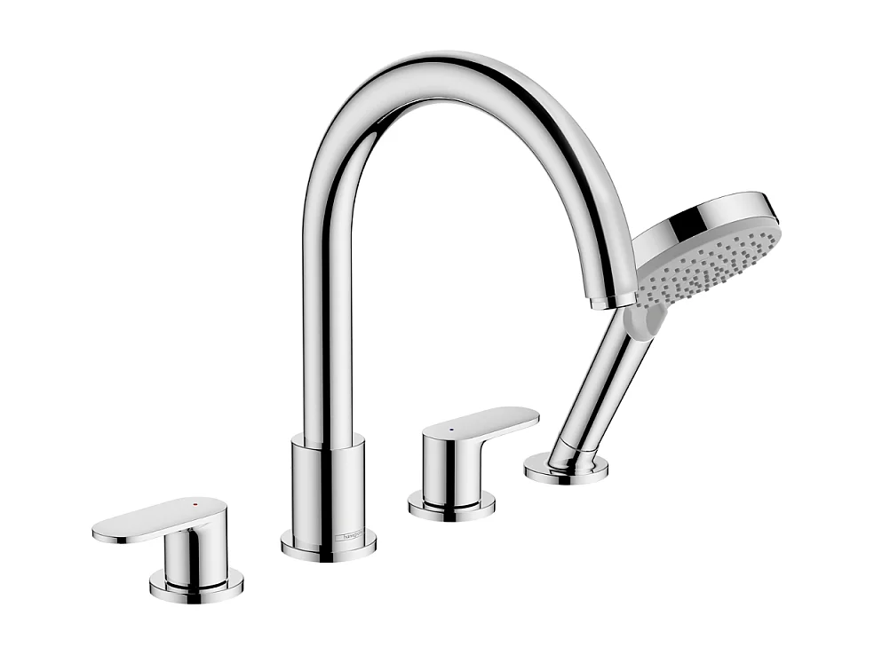 Mélangeur bain douche 4 trous HANSGROHE Vernis Blend chromé