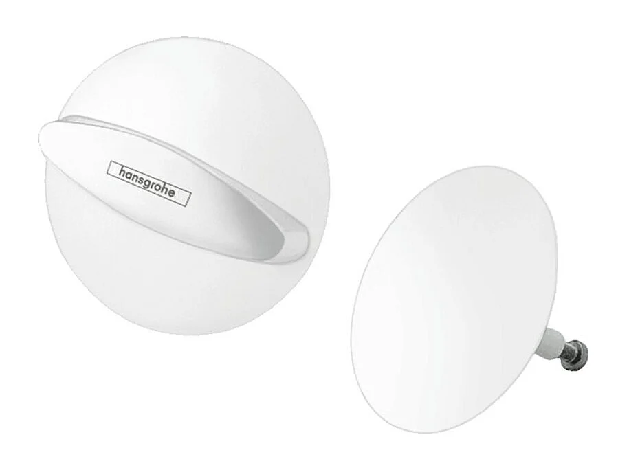 Set de finition vidage baignoire HANSGROHE Flexaplus blanc mat