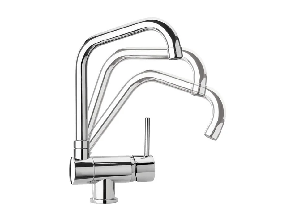 PAINI Mitigeur cuisine Cox rabattable Bec haut chrome
