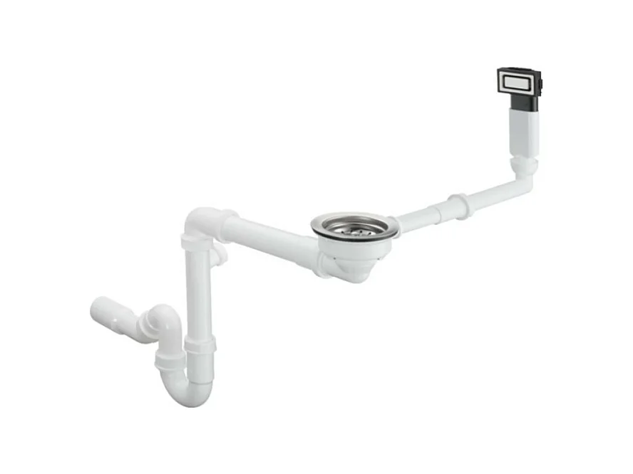 Vidage manuel pour évier 1 bac HANSGROHE D14-10 inox