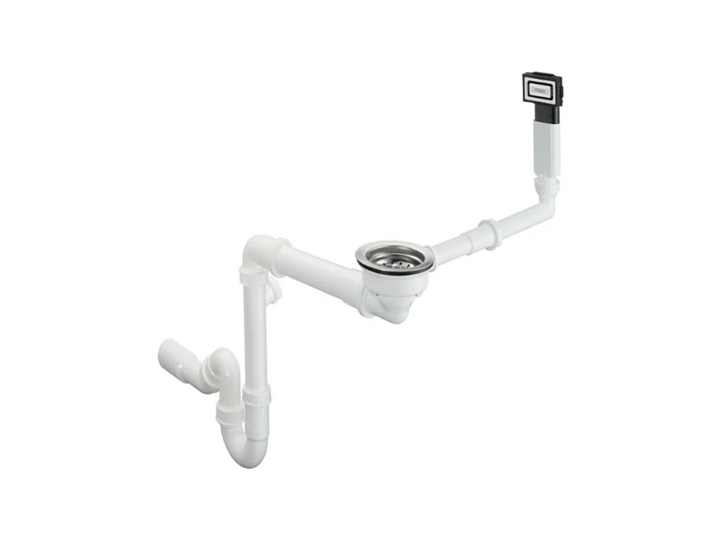 Vidage manuel pour évier 1 bac granite HANSGROHE D14-10 inox
