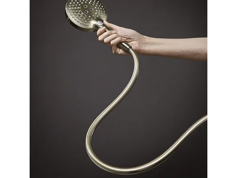 Flexible de douche 1,60 m HANSGROHE Isiflex bronze brossé