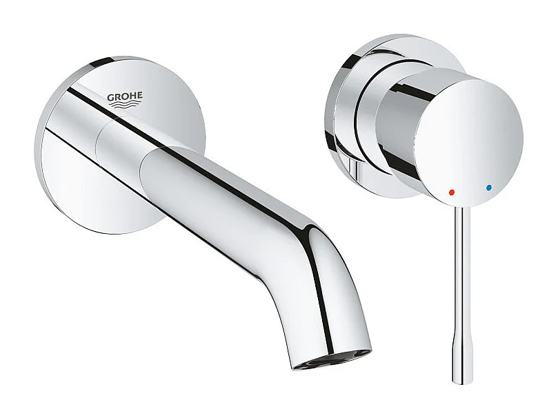 Grohe Façade Essence Mezclador de lavabo de pared - Talla M - Cromo
