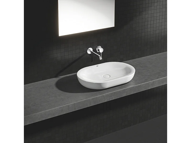 Mitigeur mural lavabo GROHE Essence Taille M chromé avec corps encastré