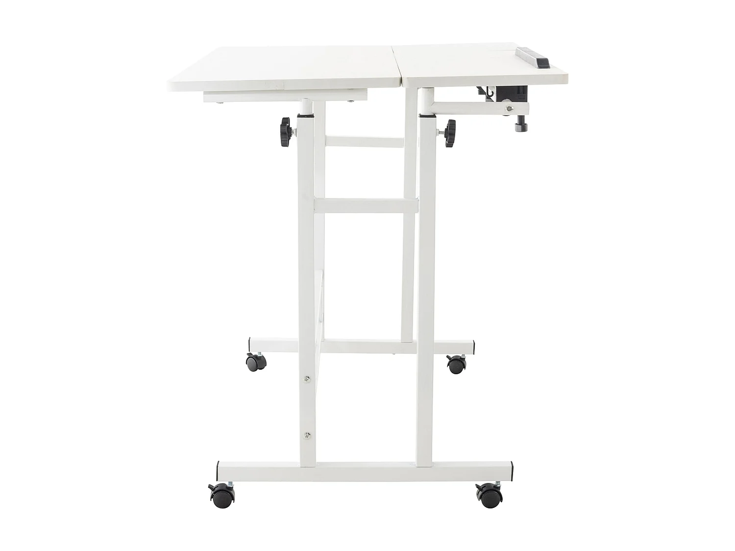 Bureau pupitre avec 2 effet bois blanche 80 x 59 x 94 cm BUR10506