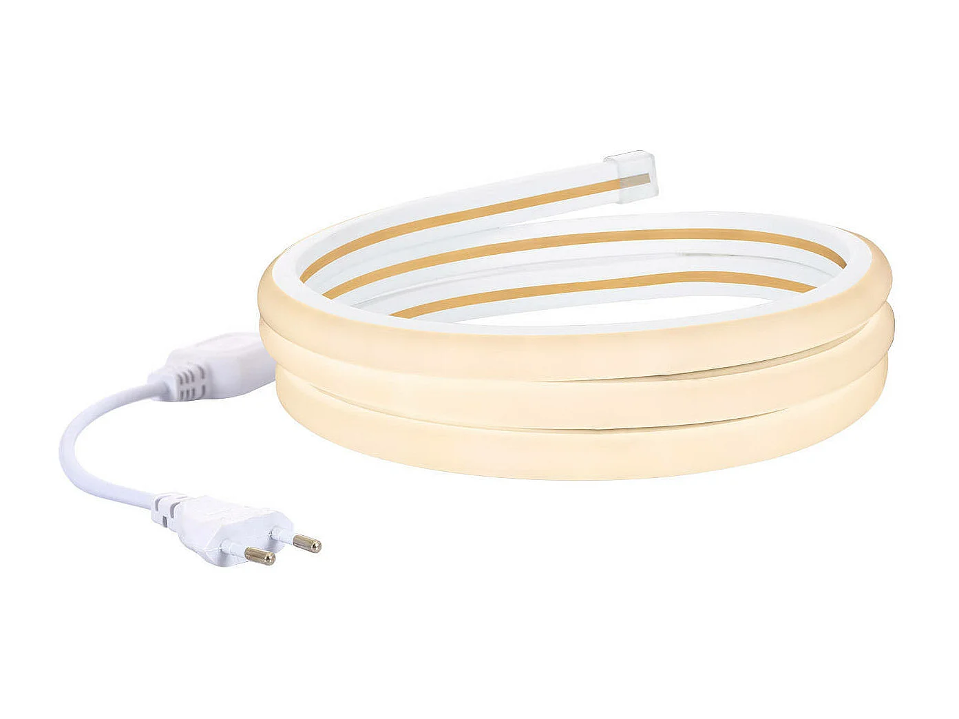 Ruban LED Néon Dimmable 220V BOBINE 50m Blanc Neutre Semi-Circulaire 180 7.5W/m Coupe 100cm IP67 4000K Blanc neutre