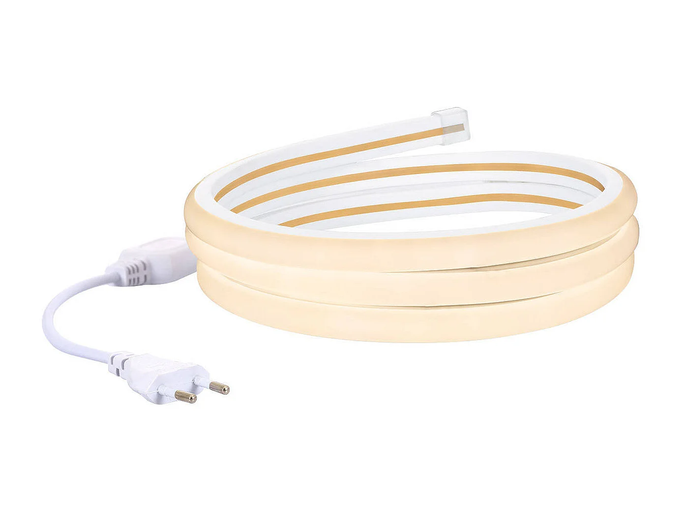 Ruban LED Néon Dimmable 220V BOBINE 50m Blanc Neutre Semi-Circulaire 180º 7.5W/m Coupe 100cm IP67 4000K Blanc neutre