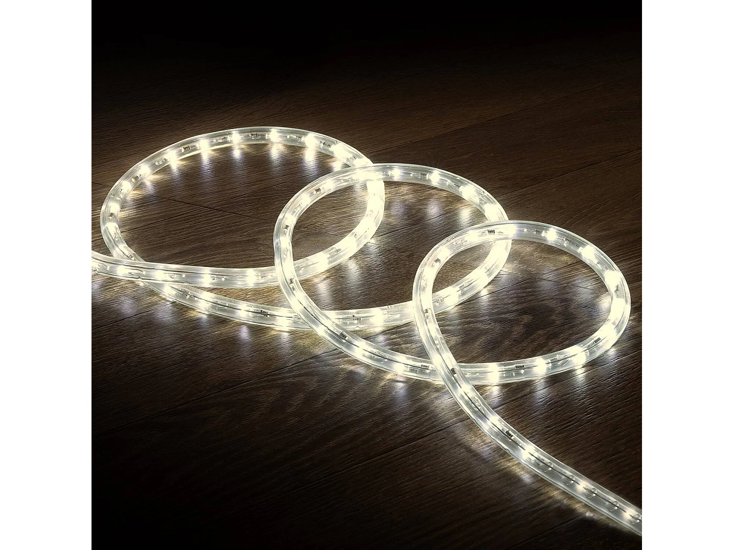 Gaine LED Ronde 220V AC 36 LED/m Blanc Neutre IP65 sur Mesure Coupe Tous les 100cm 16 m