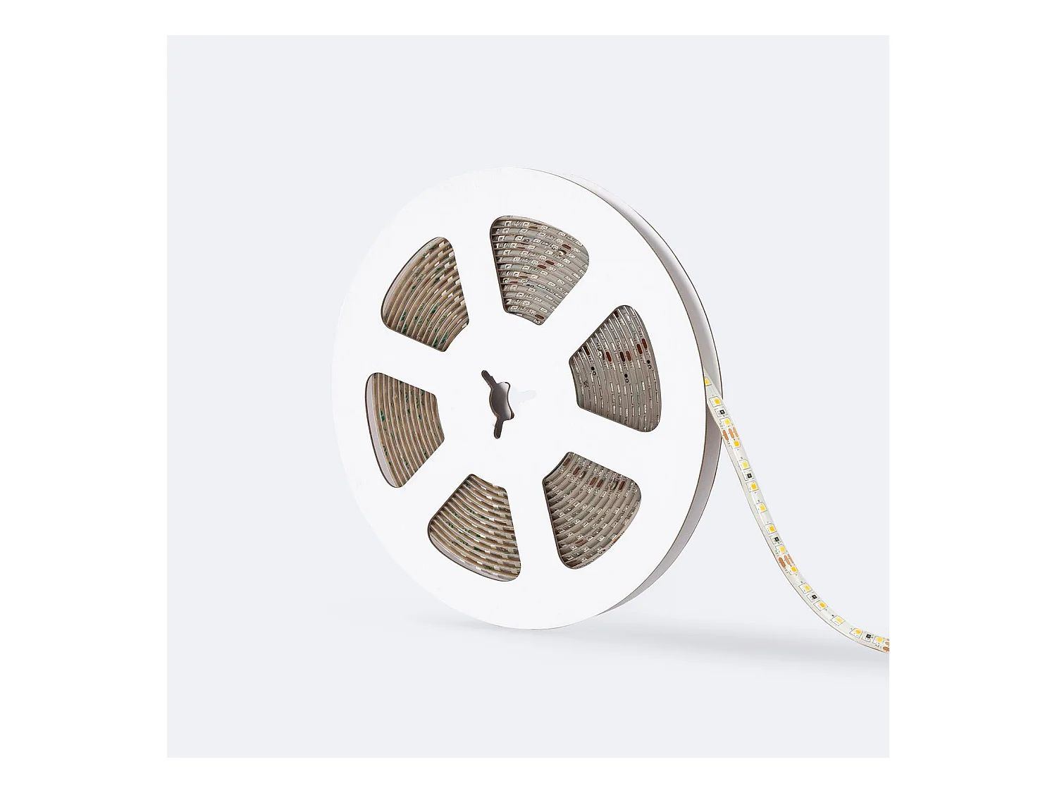 Ruban LED 12V SMD CCT 120 LED/m 5m 10W/m 1000lm/m Largeur 10mm Coupe 5cm IP65 Sélectionnable (chaud-neutre-froid)