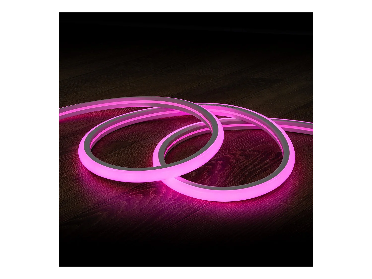 Ruban LED Néon Dimmable 220V Rose Semi-Circulaire 180 7.5W/m Coupe 100cm IP67 Sur mesure 15 m