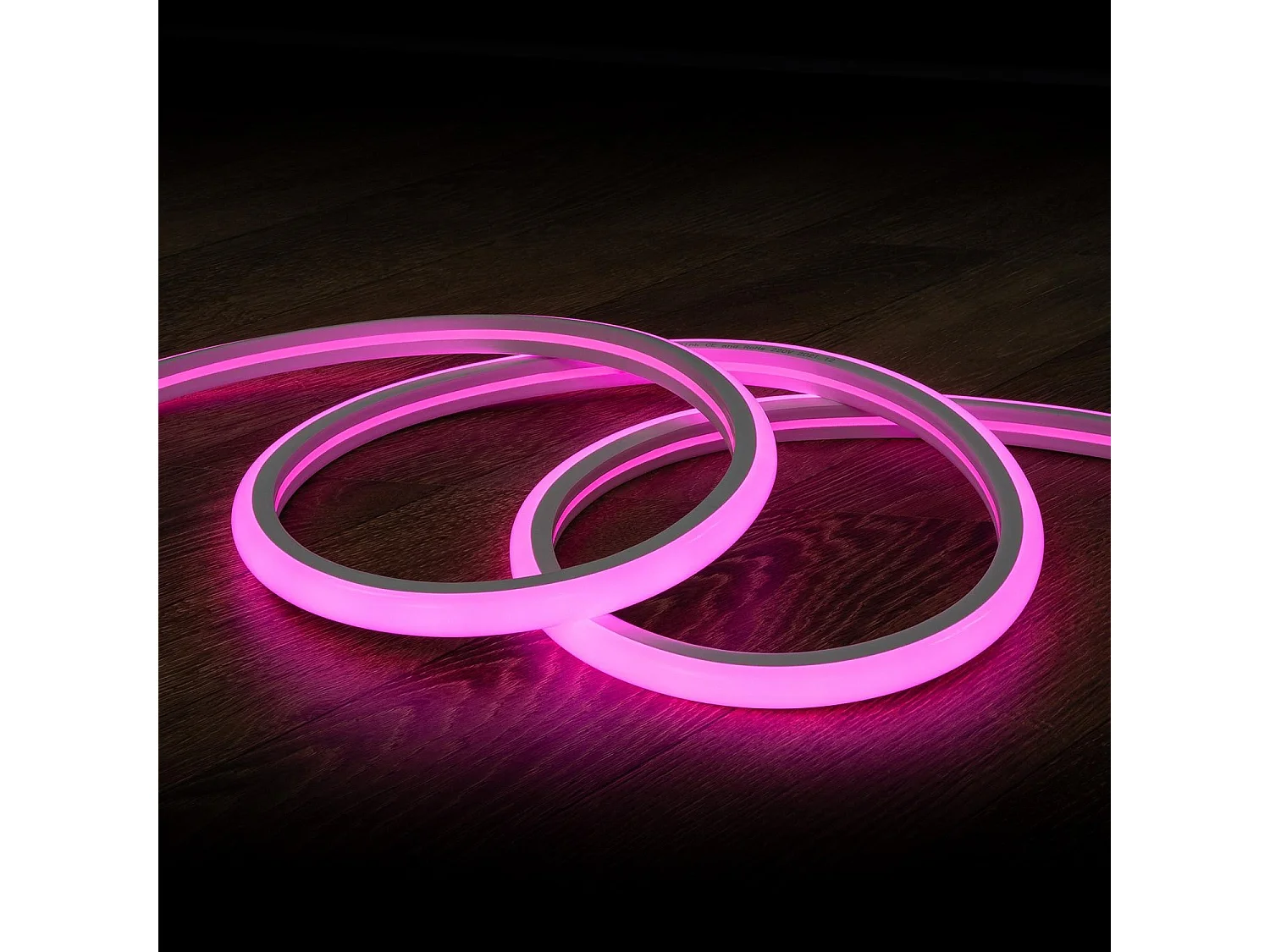 Tira LED Neón Regulable 220V Rosa Semicircular 180 7.5W/m Corte 100cm IP67 a Medida 5 m