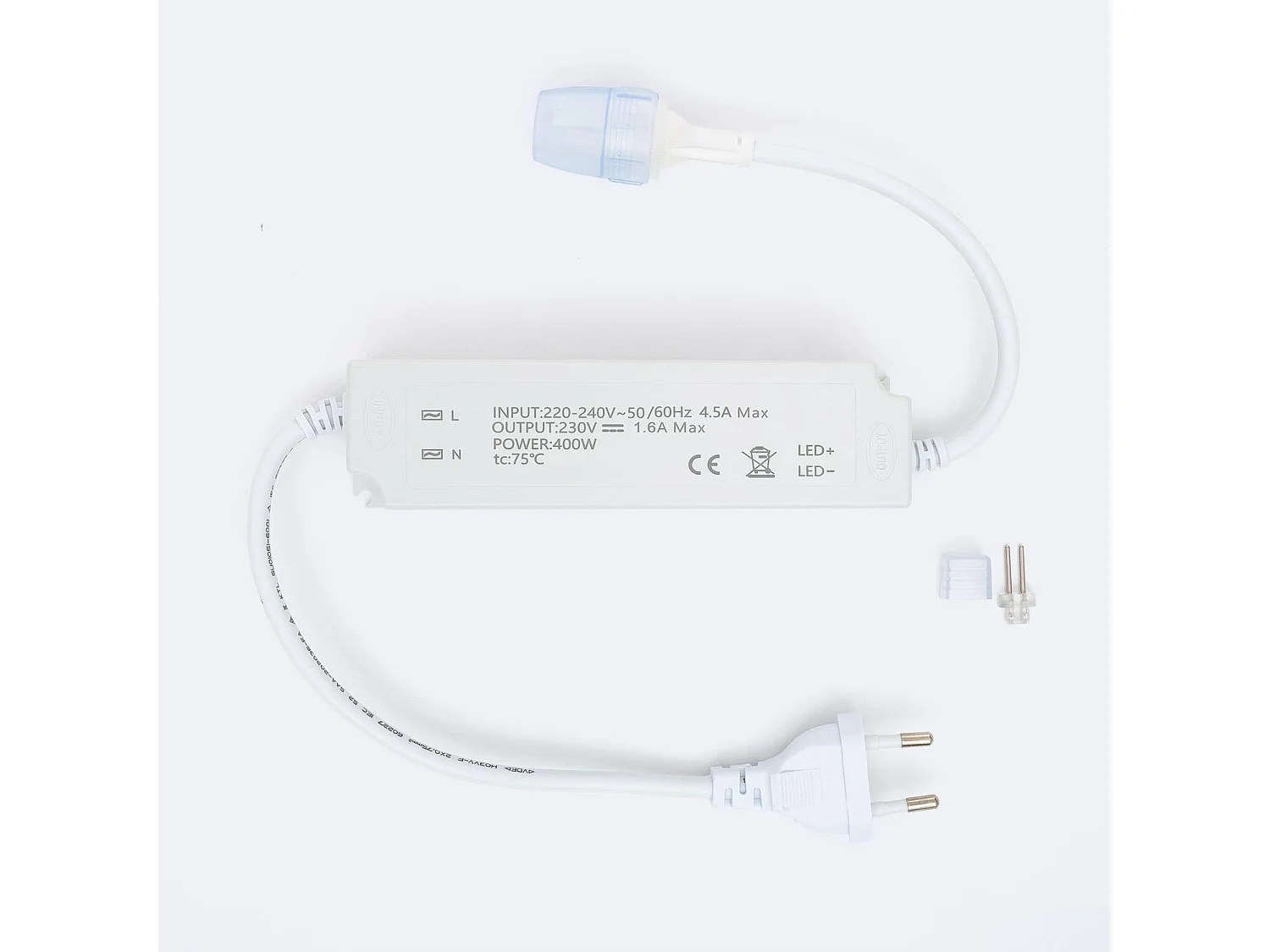 Driver No flicker pour rubans LED 220V AC SMD IP65 largeur 12mm 400 W