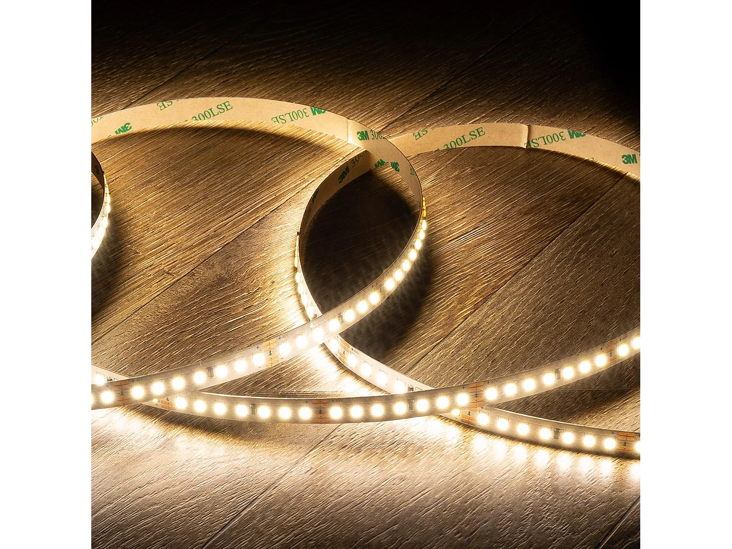 Bobina 30m Striscia LED 48V SMD 140 LED/m Lunga Distanza 10W/m 1000lm/m Larga 10mm IP20 Taglio 5cm 4000K Bianco Naturale