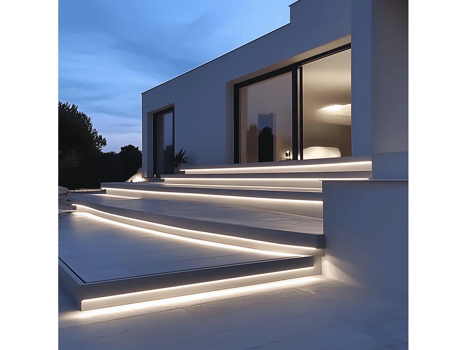 Tira LED Regulable 220V SMD 60 LED/m BOBINA 50m 6W/m 600lm/m Ancho 12mm Corte 20cm IP65 Blanco Neutro