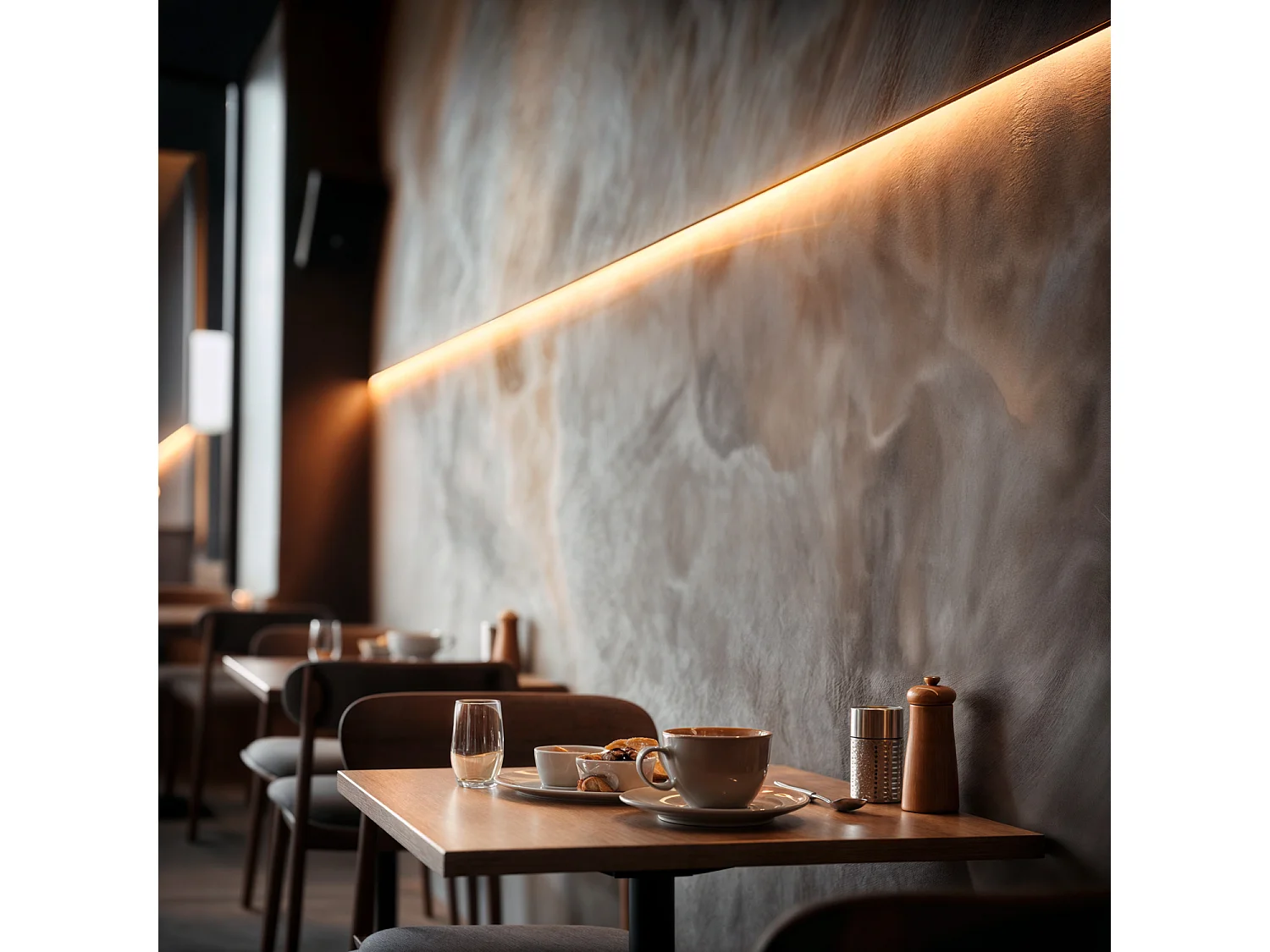 Ruban LED 24V SMD CCT 120 LED/m 5m 10W/m 800lm/m Largeur 10mm Coupe 10cm IP65 Sélectionnable (chaud-neutre-froid)