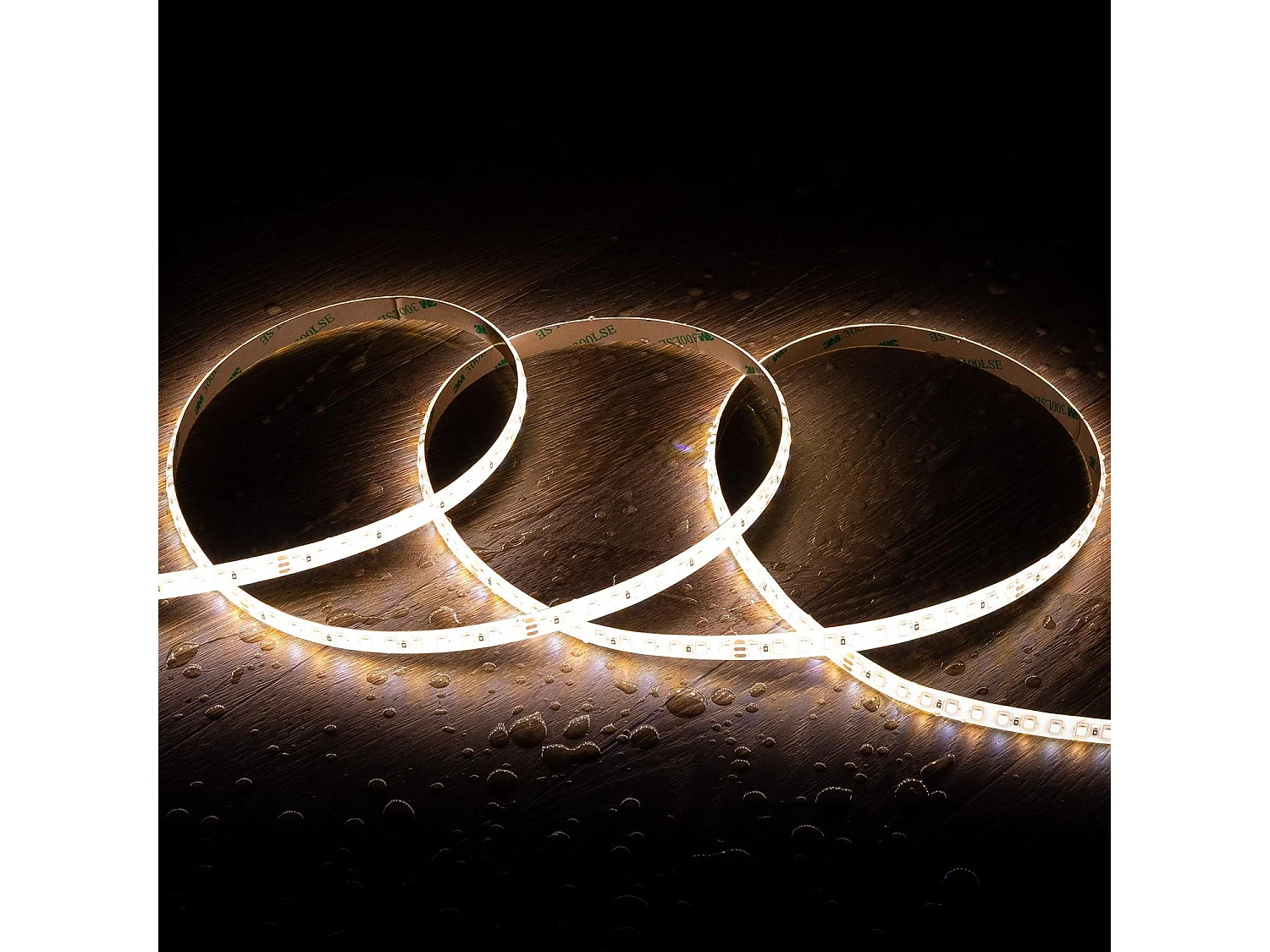 Ruban LED 24V SMD CCT 120 LED/m 5m 10W/m 800lm/m Largeur 10mm Coupe 10cm IP65 Sélectionnable (chaud-neutre-froid)