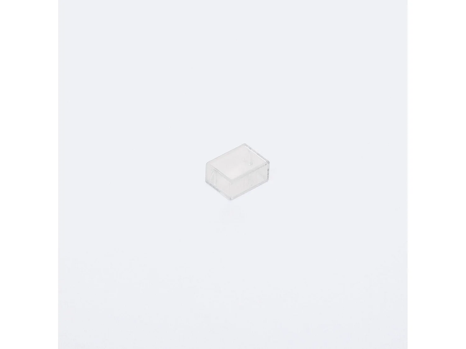 Tappo Terminale per Striscia LED SILICONE FLEX SMD & COB Larghezza 10mm