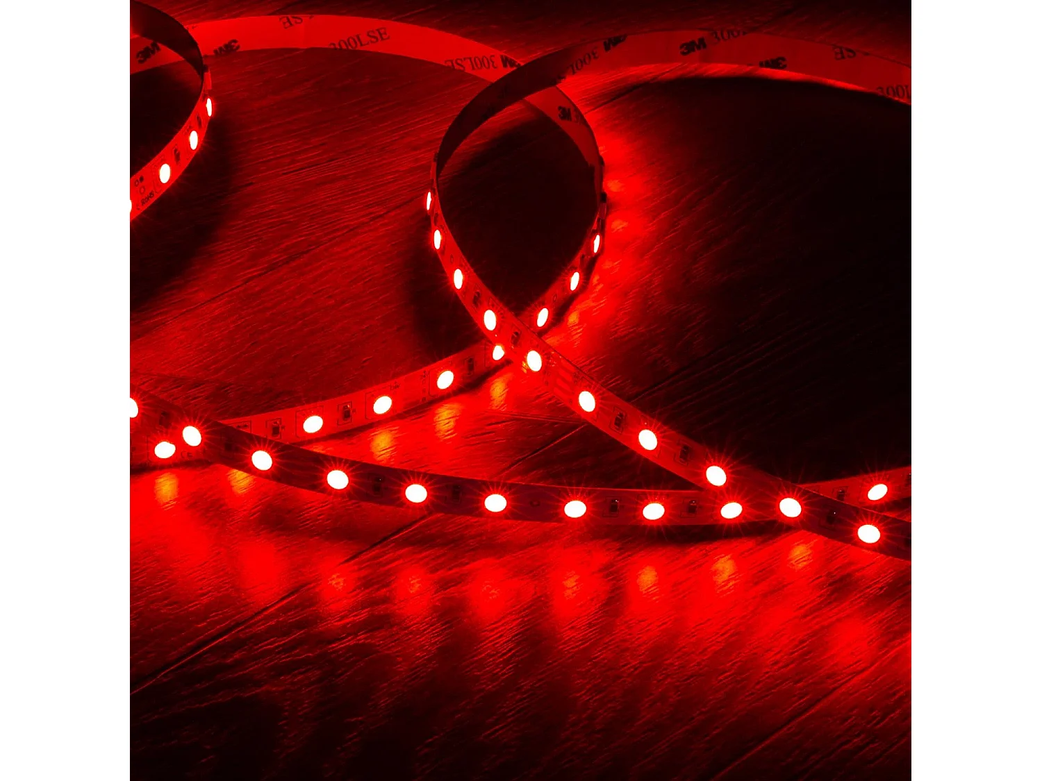 Ruban LED 24V RGB SMD 60 LED/m 5m 10W/m Largeur 10mm Coupe 10cm IP20 RGB