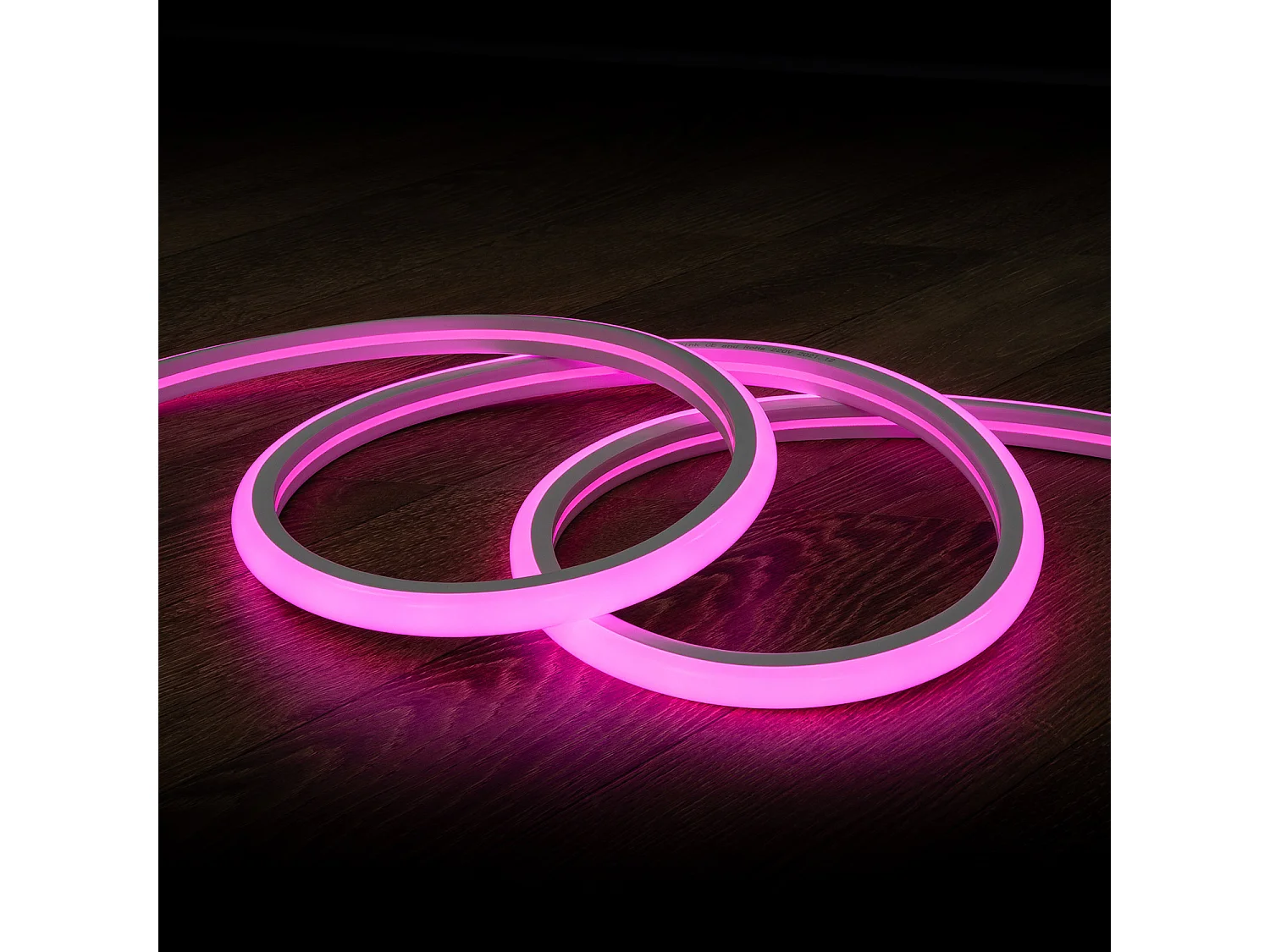 Tira LED Neón Regulable 220V BOBINA 50m Rosa Semicircular 180 7.5W/m Corte 100cm IP67 Rosa