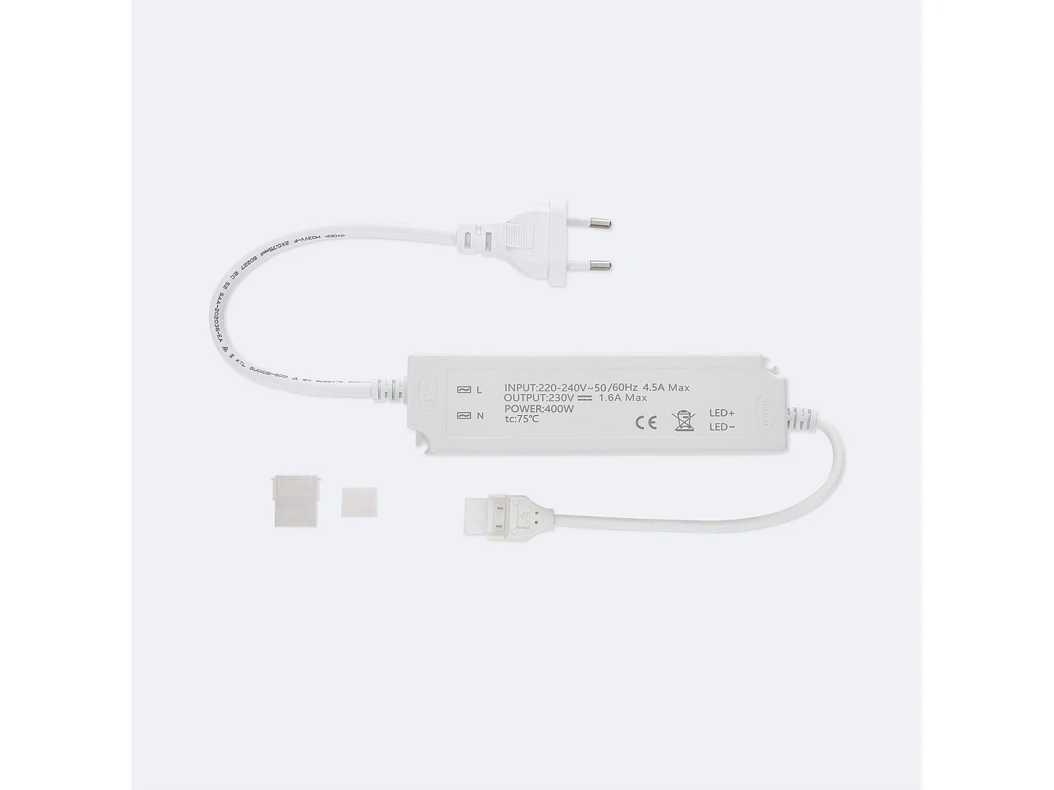 Driver No Flicker per Striscia LED 220V AC SMD SILICONE FLEX Larga 12mm 400 W