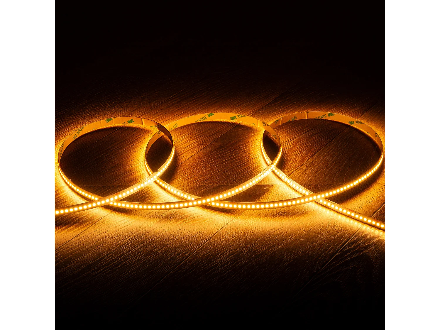 Ruban LED 24V SMD 252 LED/m 5m 12W/m 1200lm/m Largeur 8mm FreeCut IP20 CRI90 2200K Super chaud