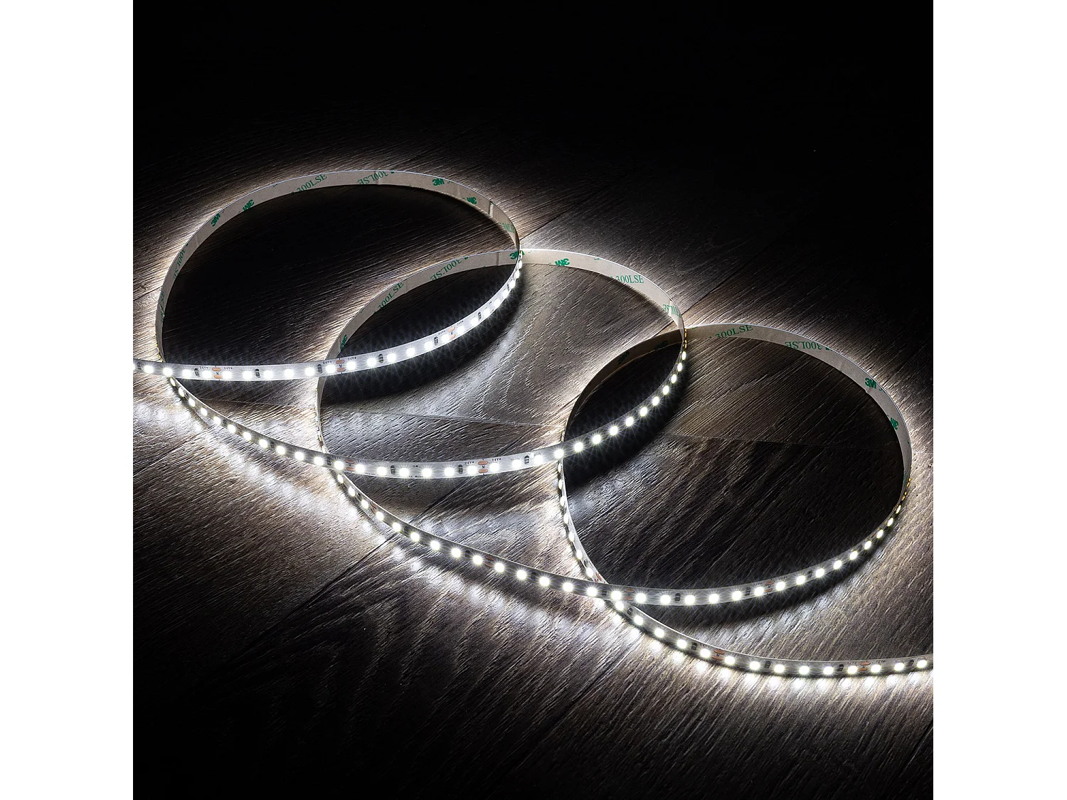 Tira LED 24V SMD 120 LED/m 5m 10W/m 1000lm/m Ancho 8mm Corte 5cm IP20 6000K Blanco Frío