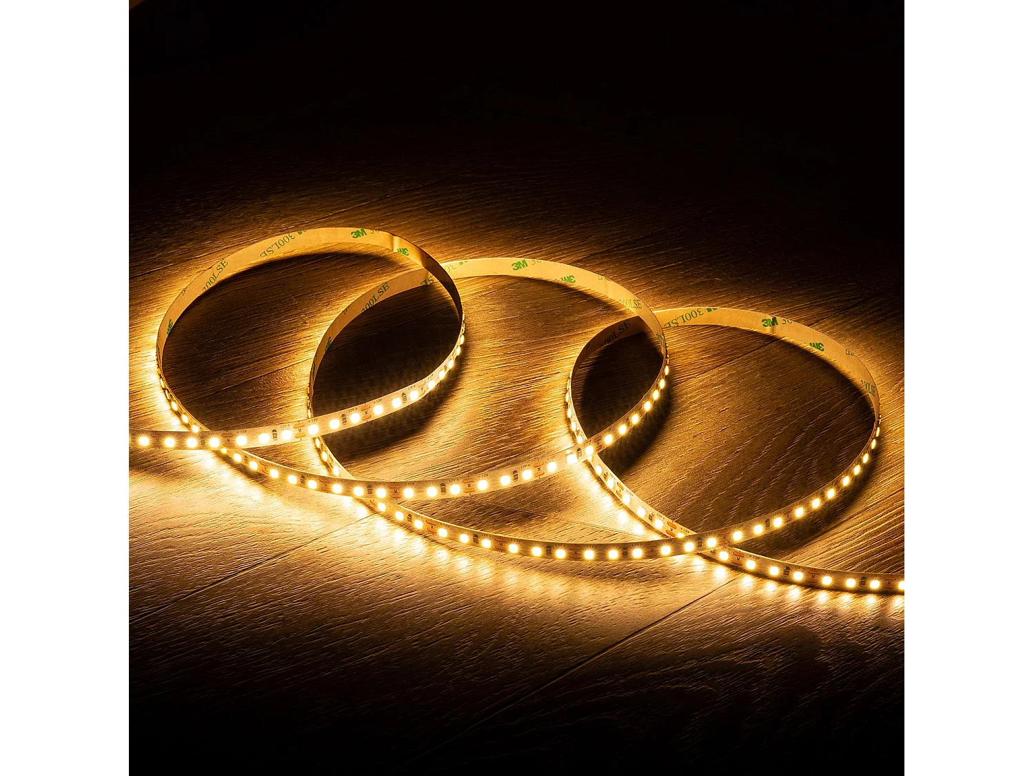 Tira LED 12V SMD 120 LED/m 5m 10W/m 1000lm/m Ancho 8mm Corte 2 2700K Blanco Cálido