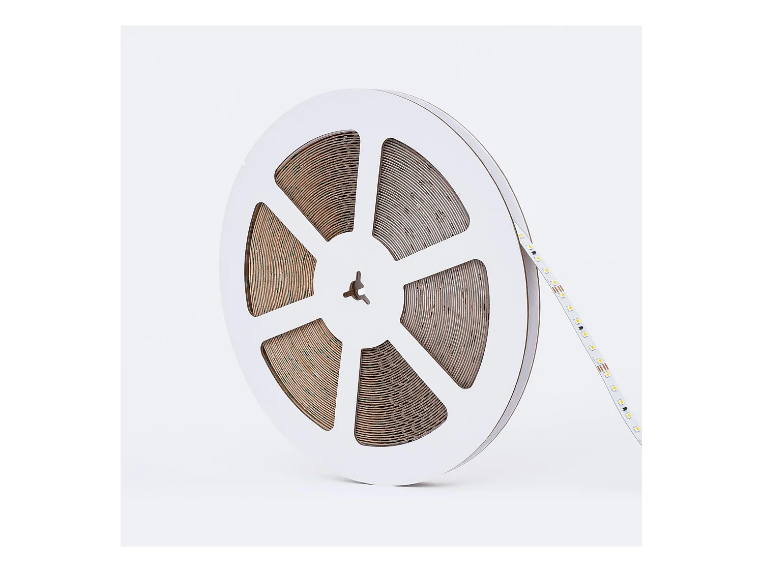 Ruban LED 24V SMD 120 LED/m BOBINE 20m Longue Distance 10W/m 1250lm/m Largeur 10mm Coupe 5cm IP20 2200K Super chaud