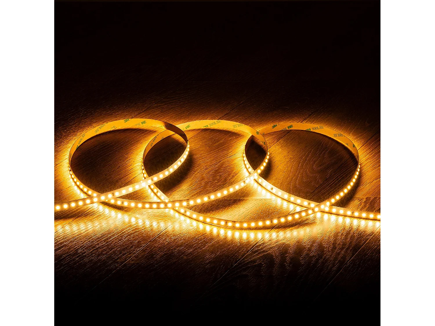 Ruban LED 24V SMD 120 LED/m BOBINE 20m Longue Distance 10W/m 1250lm/m Largeur 10mm Coupe 5cm IP20 2200K Super chaud