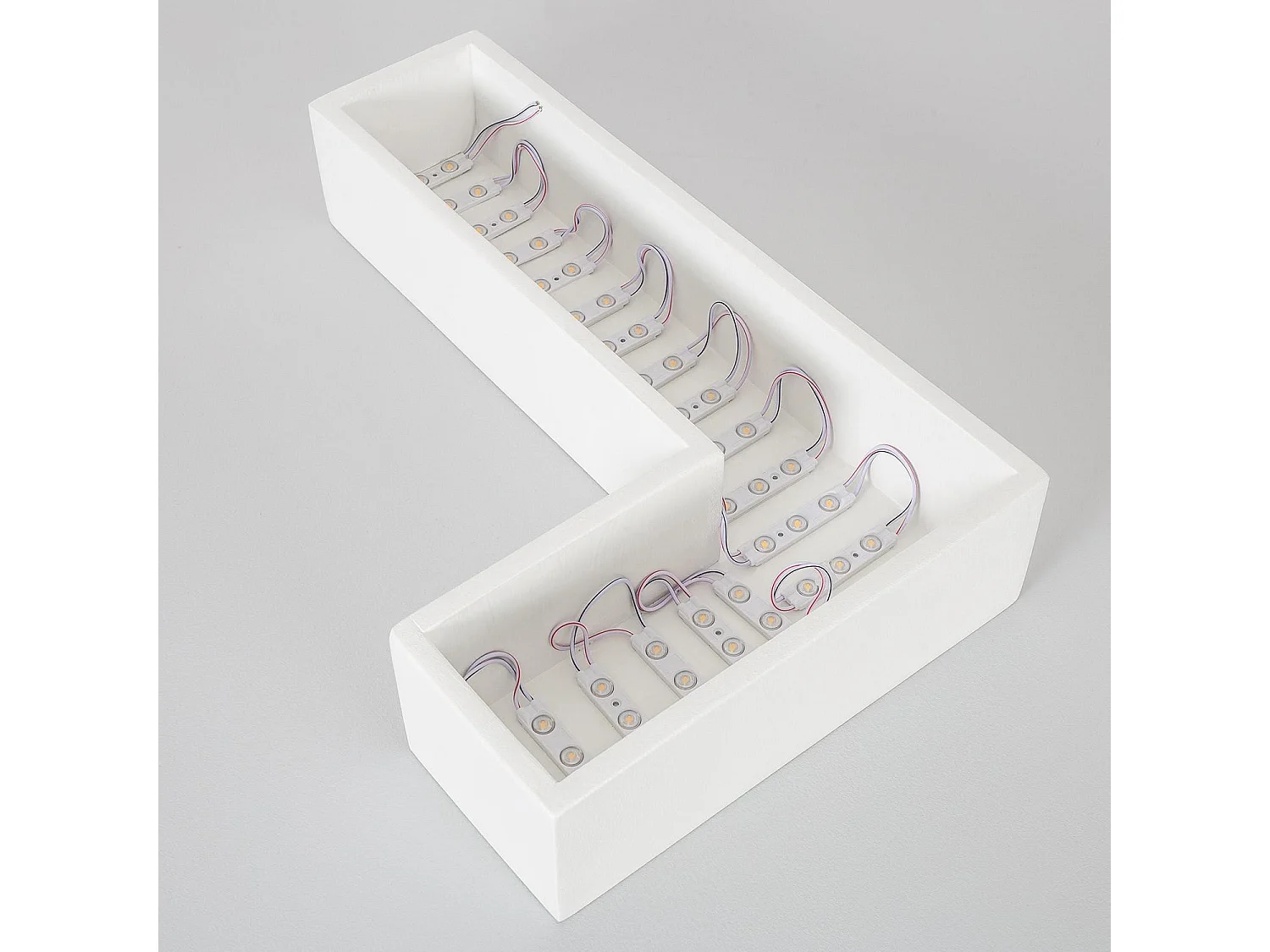 Module LED 20 Pièces 24W IP65 24V DC pour Enseignes Publicitaires 2.5m 3000K Blanc chaud