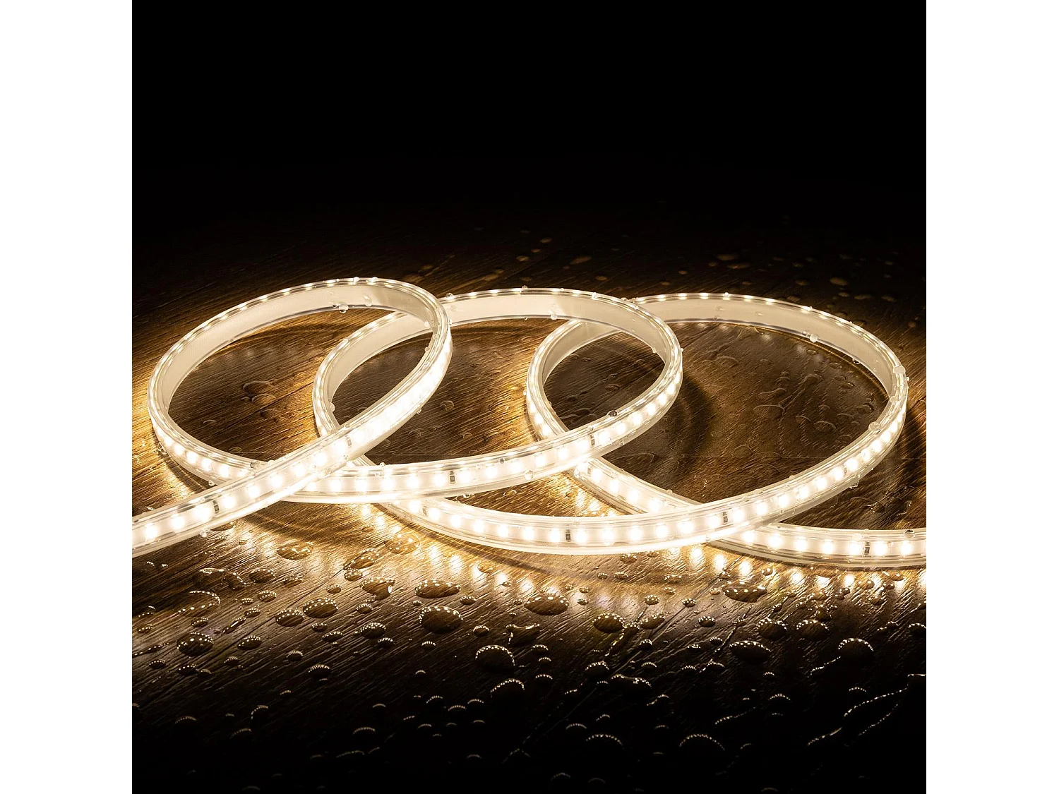 Ruban LED Dimmable 220V SMD 120 LED/m Blanc Neutre 8.5W/m 850lm/m Largeur 12mm Coupe 20cm IP65 Sur mesure 5 m