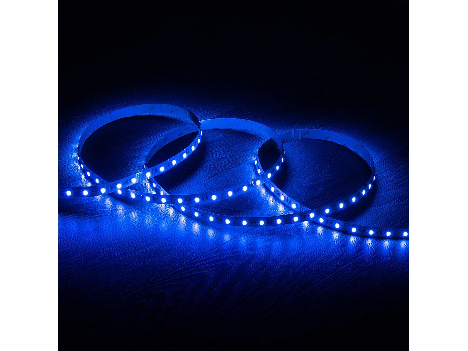 Ruban LED 12V RGBW SMD 60 LED/m 5m 10W/m Largeur 12mm Coupe 5cm IP20 RGBW