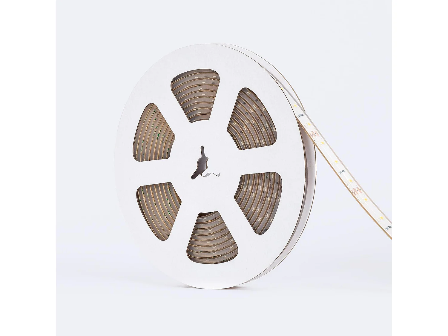 Ruban LED 12V SMD 60 LED/m 5m 5W/m 500lm/m Largeur 10mm Coupe 5cm Submersible IP68 SILICONE FLEX 4000K Blanc neutre