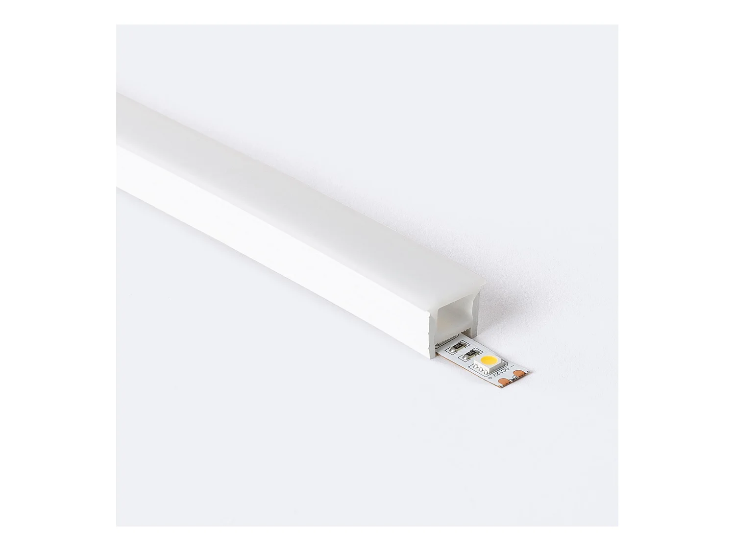 Profilo Silicone Effetto Neon SFLEX 20x16 Curva Verticale per Striscia LED IP20 fino a 12mm 2 m