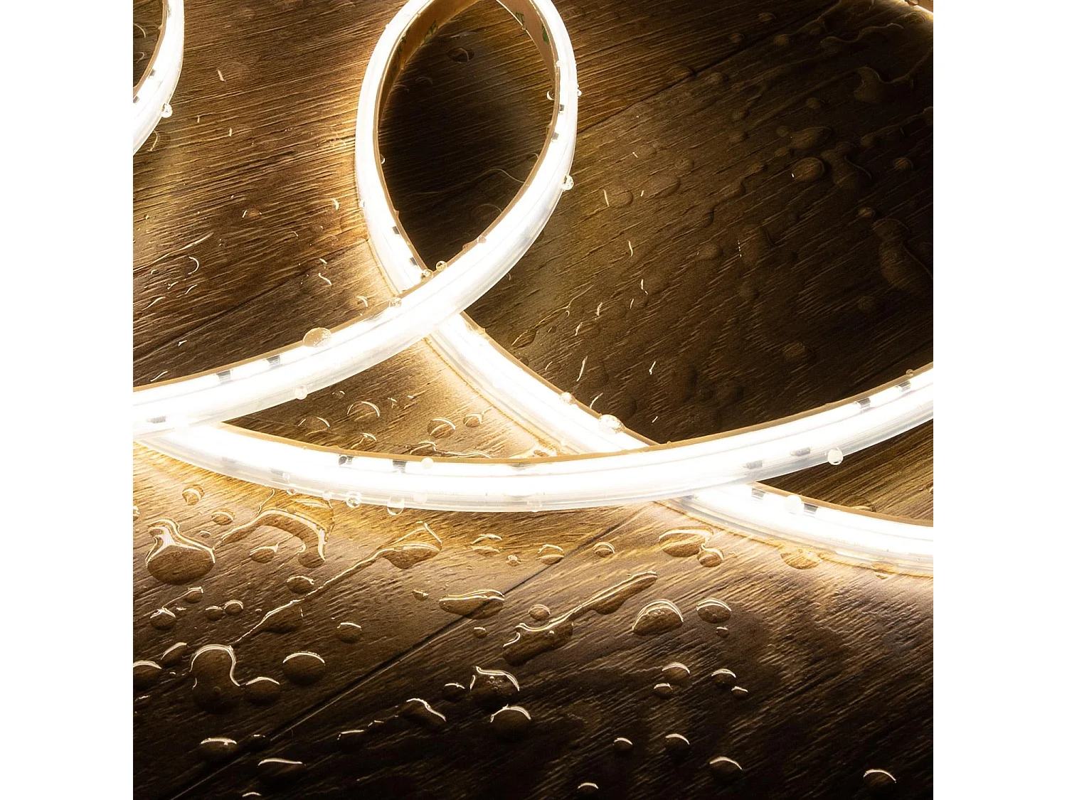 Ruban LED Dimmable 220V COB Auto-redressement 320 LED/m BOBINE 50m 8W/m 720 lm/m Largeur 12mm Coupe 50cm IP65 CRI90 4000K Blanc neutre