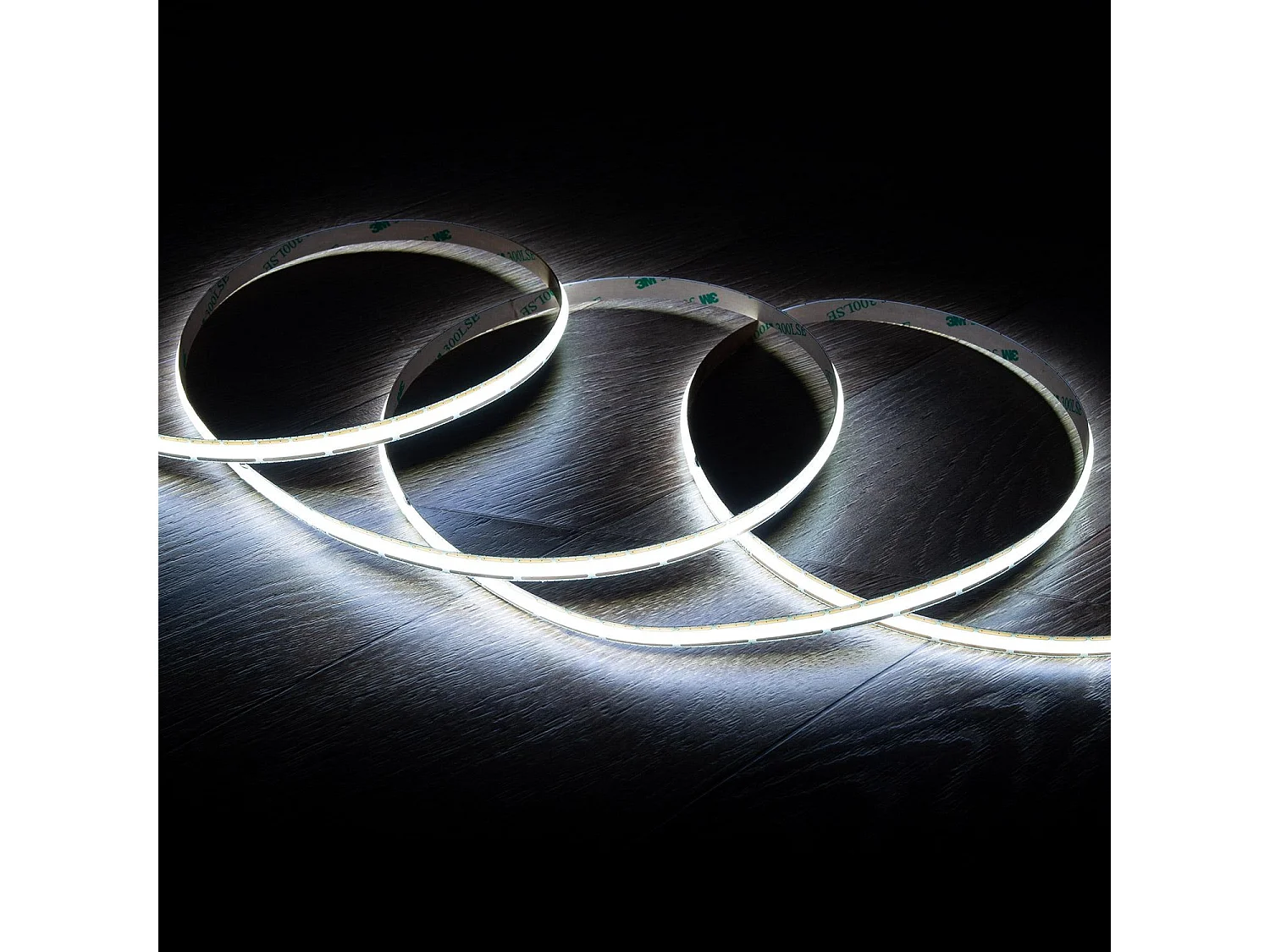 Tira LED 12V COB 500 LED/m 5m 12W/m 960lm/m Ancho 8mm FreeCut IP20 6000K Blanco Frío