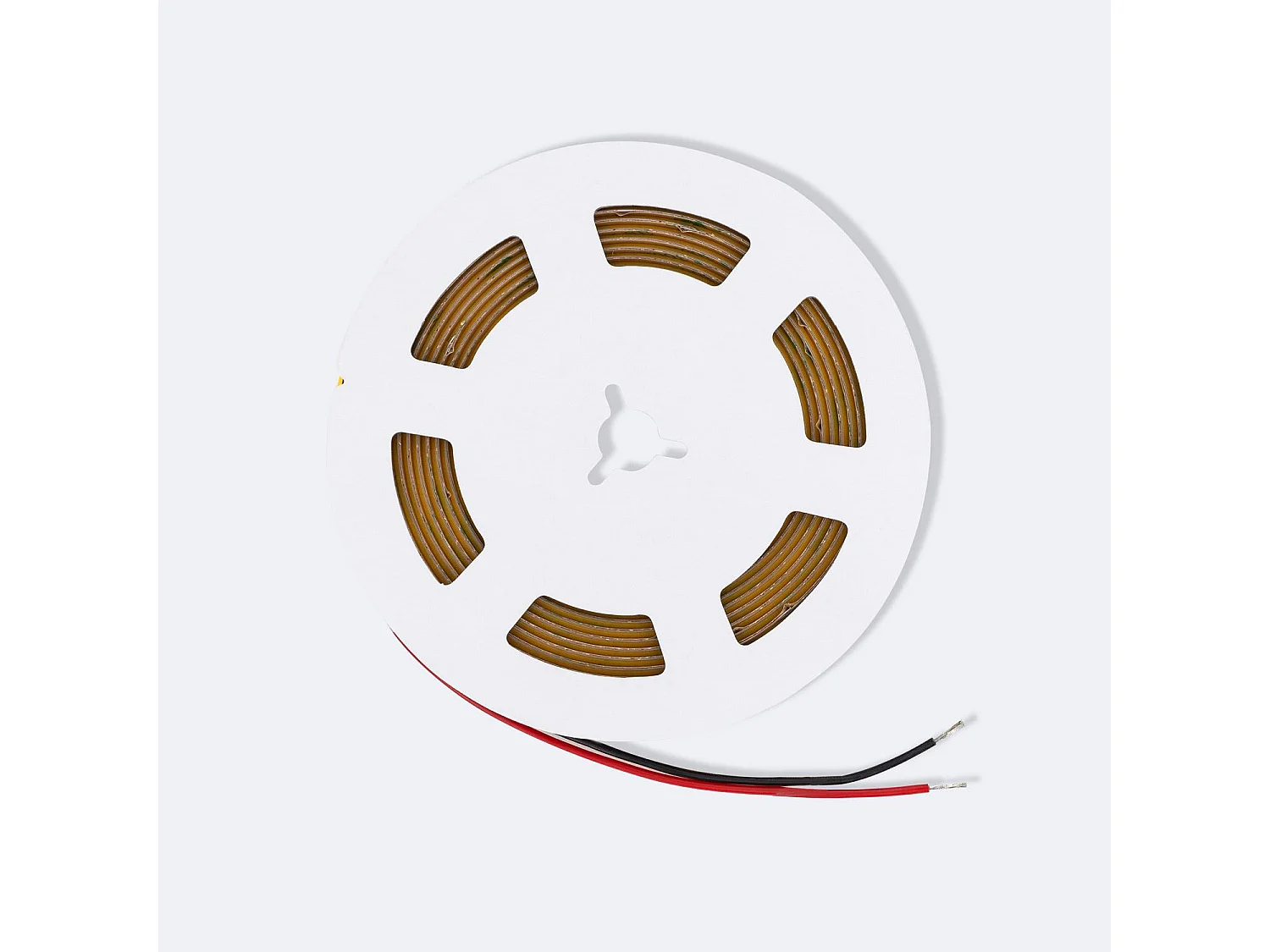 Ruban LED 12V COB 500 LED/m 5m 12W/m 960lm/m Largeur 8mm FreeCut IP20 6000K Blanc froid