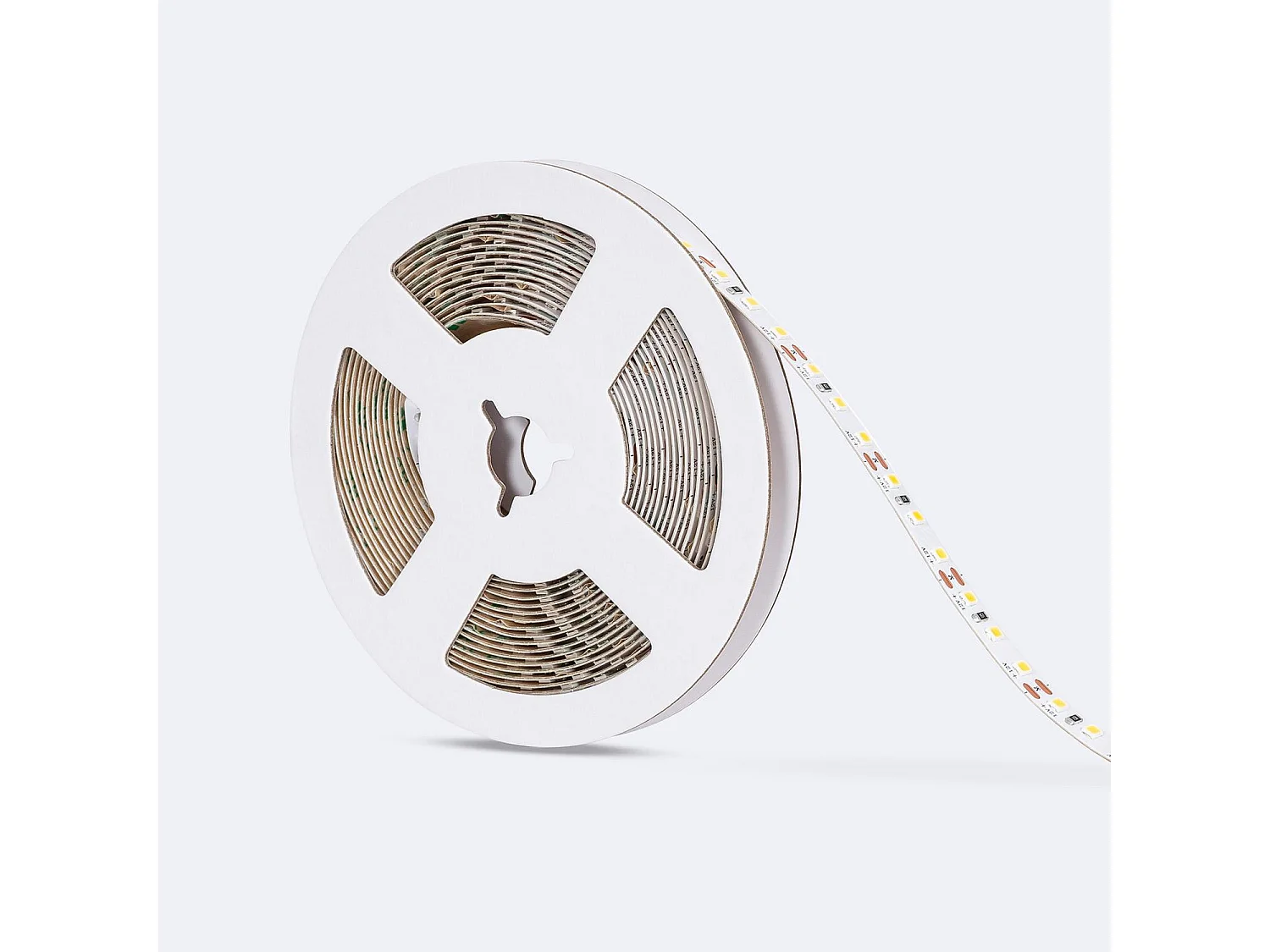 Ruban LED 12V SMD 120 LED/m 5m 10W/m 1000lm/m Largeur 8mm Coupe 2.5cm IP20 4000K Blanc neutre