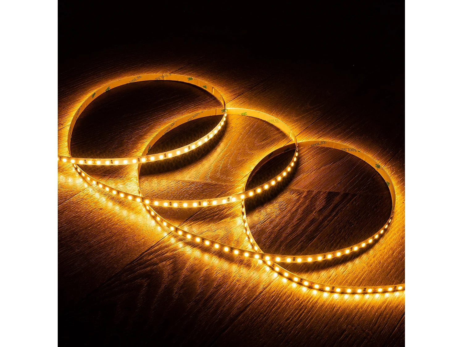 Ruban LED 24V SMD 120 LED/m 5m 10W/m 1000lm/m Largeur 8mm Coupe 5cm IP20 2200K Super chaud