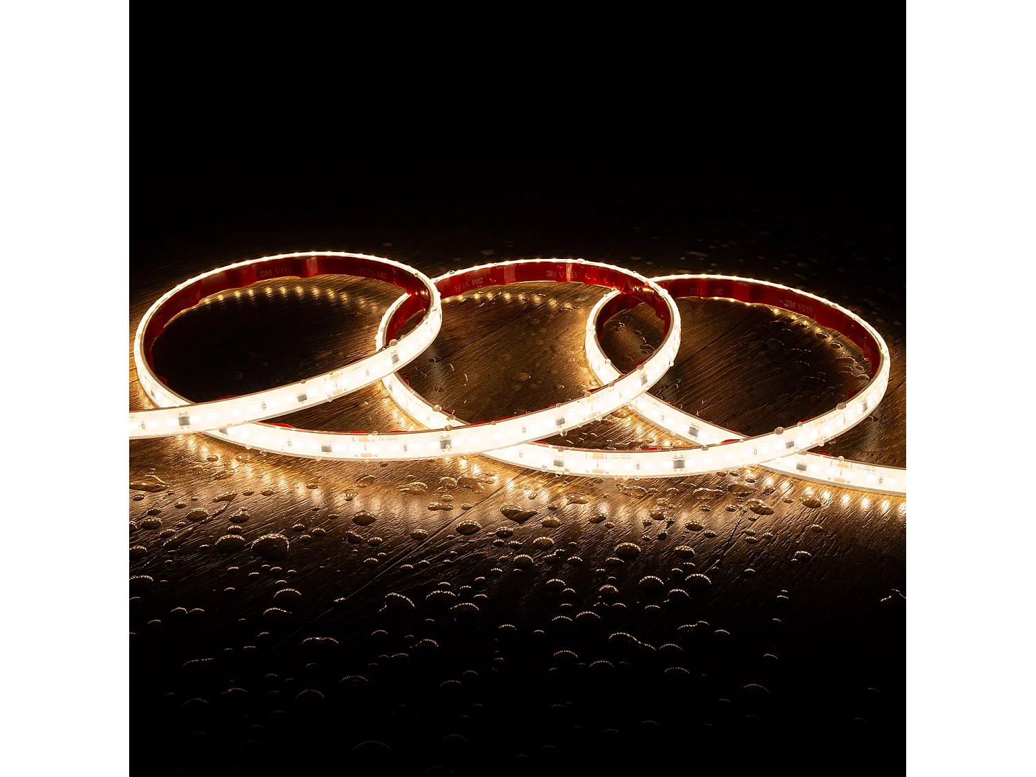 Ruban LED Dimmable 220V SMD Auto-redressement 120 LED/m BOBINE 50m 14W/m 1680lm/m SILICONE FLEX Largeur 12mm Coupe 10cm IP67 4000K Blanc neutre