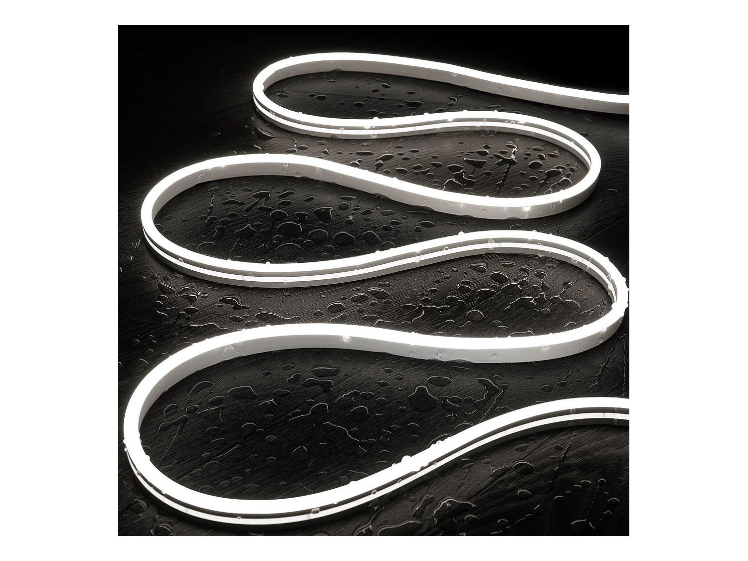 Striscia LED Neon 48V Bianco Freddo 8W/m NFLEX6 IP65 Taglio 5cm 9 m
