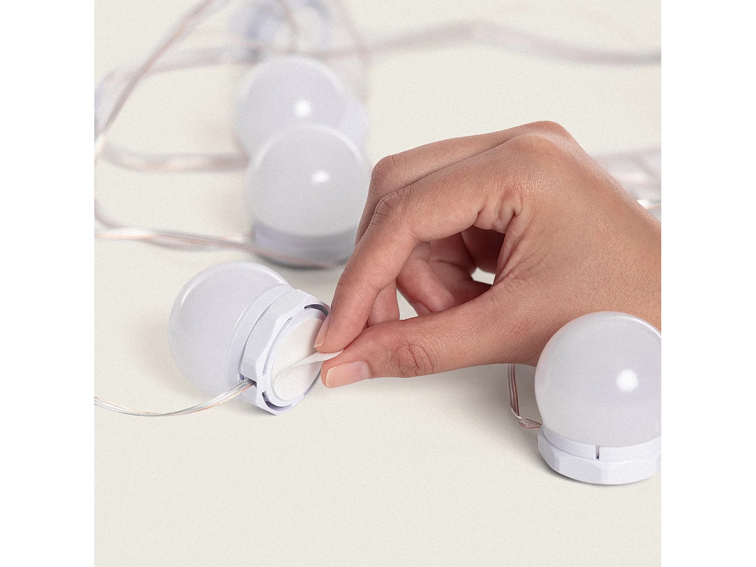 Pack 10 Luces LED Espejo Adhesivas Camerino