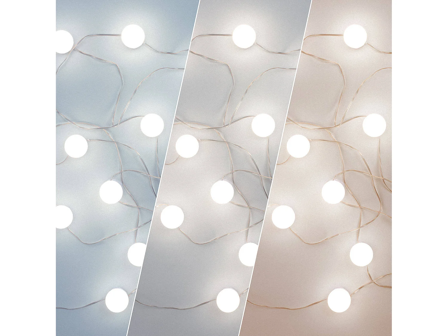 Pack 10 Luces LED Espejo Adhesivas Camerino