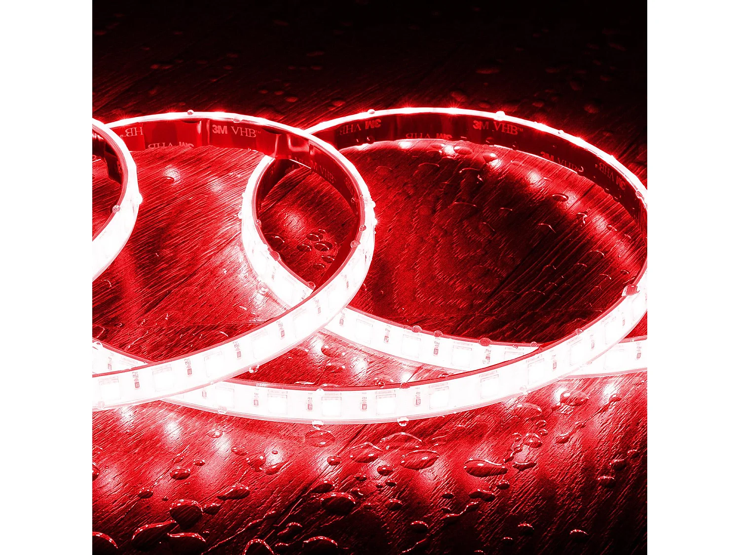 Striscia LED RGB 220V SMD 60 LED/m 15W/m SILICONE FLEX Larga 12mm IP67 Taglio 100cm con Telecomando 3 m