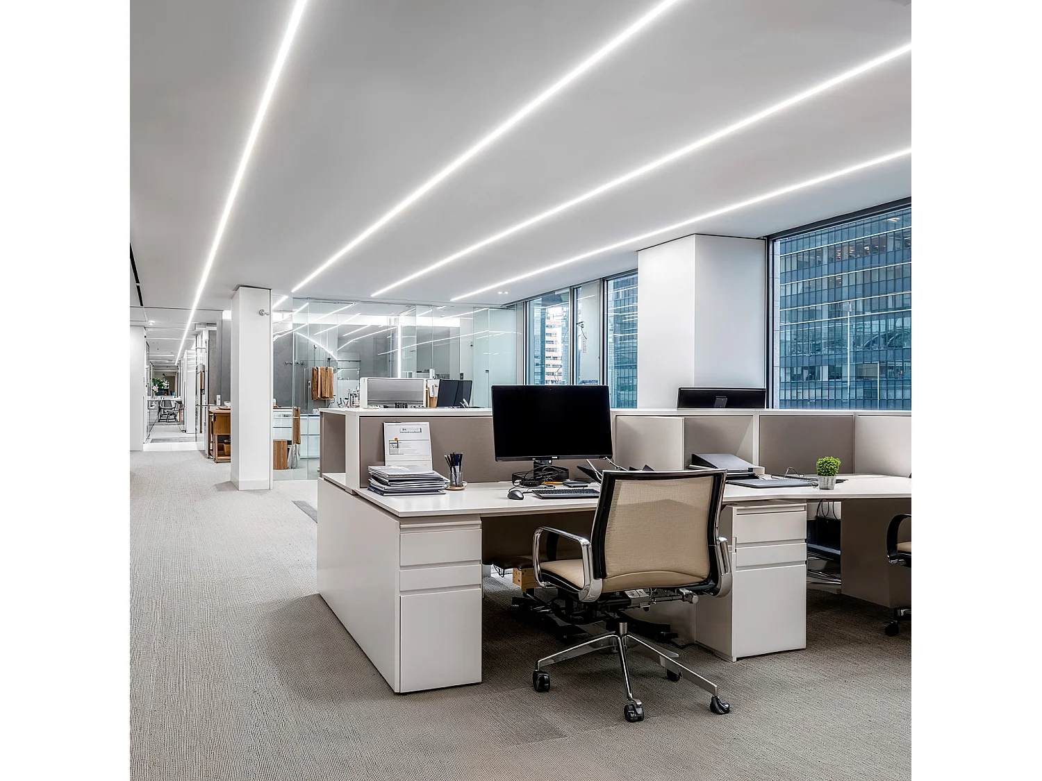 Tira LED 24V COB 320 LED/m 5m 10W/m 1000lm/m Ancho 8mm Corte 5cm IP20 CRI90 4000K Blanco Neutro