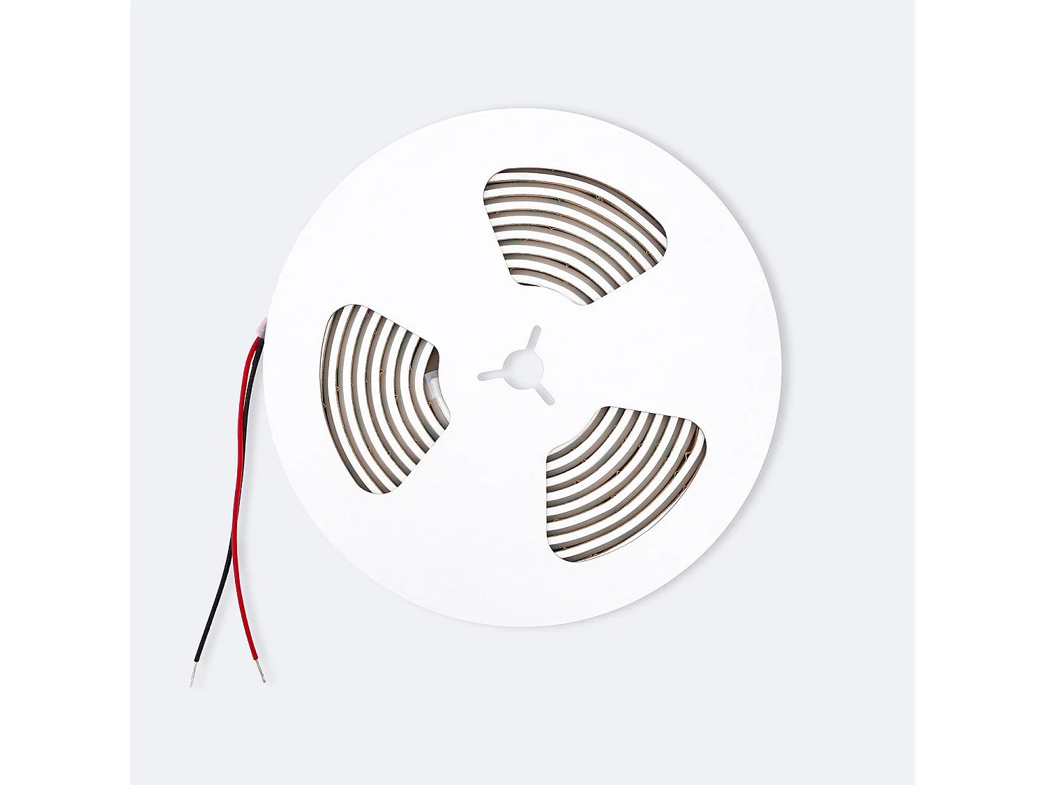 Ruban LED 24V WCOB 252 LED/m 5m 12W/m 1080lm/m Largeur 10mm FreeCut IP65 CRI90 SILICONE FLEX 4000K Blanc neutre