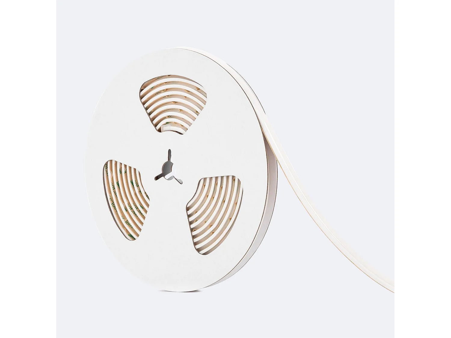 Ruban LED 24V WCOB 252 LED/m 5m 12W/m 1080lm/m Largeur 10mm FreeCut IP65 CRI90 SILICONE FLEX 4000K Blanc neutre