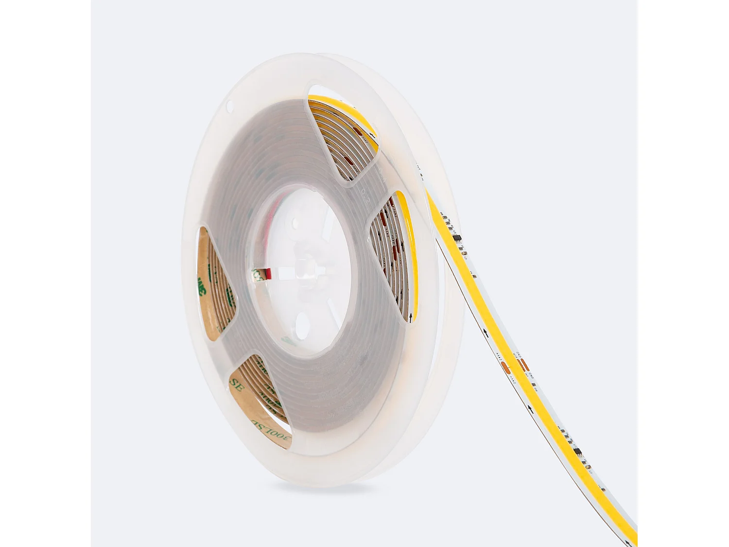 Ruban LED Digital SPI 24V COB 360 LED/m 5m Largeur 10mm Coupe 8 cm IP20 4000K Blanc neutre