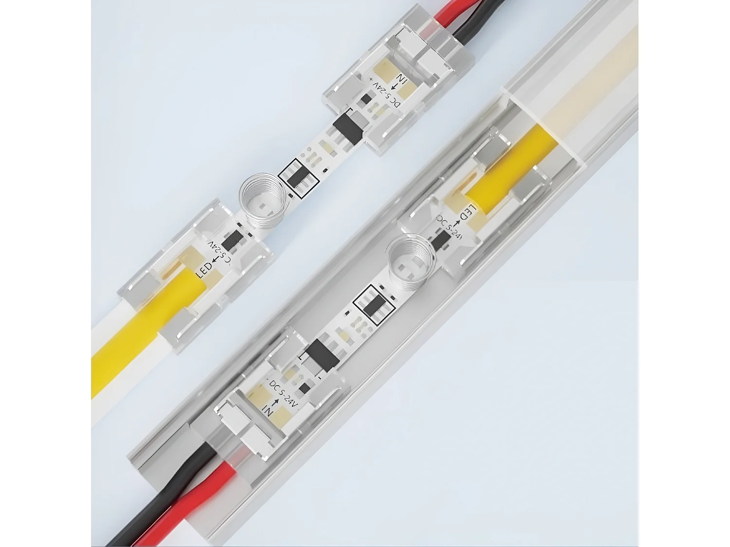 Mini Interrupteur Variateur Tactile pour Ruban LED 5V/24V DC 10 mm